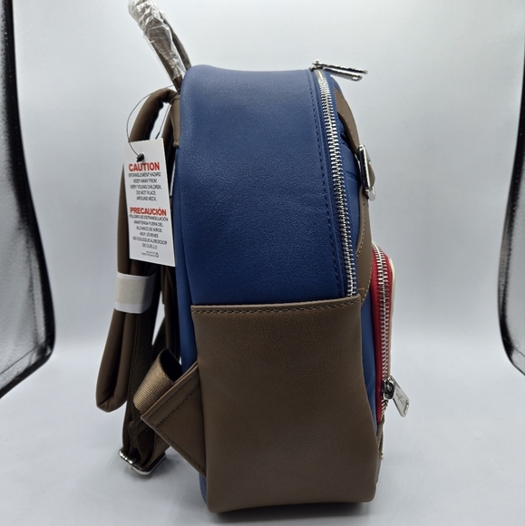 Loungefly Marvel Captain America Cosplay Backpack - Picture 6 of 11